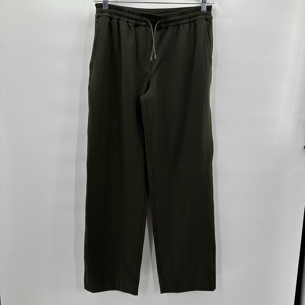 Lululemon Pants Womens Medium Green Straight Leg MidRise Pant Luxtreme Olive